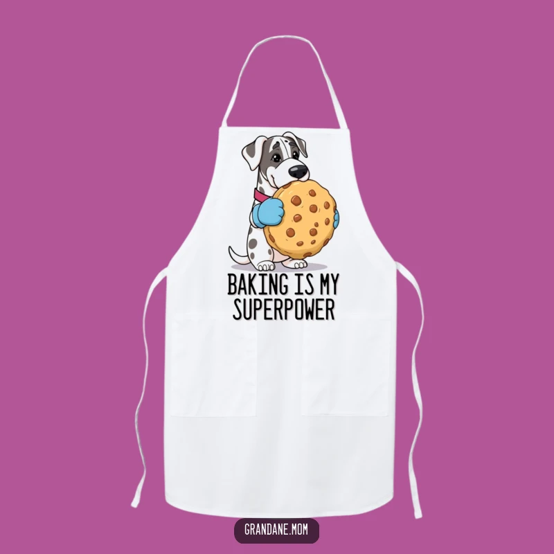 Funny Grand Dane Oven Mitts Cookie Apron - Cook & Laugh in Style