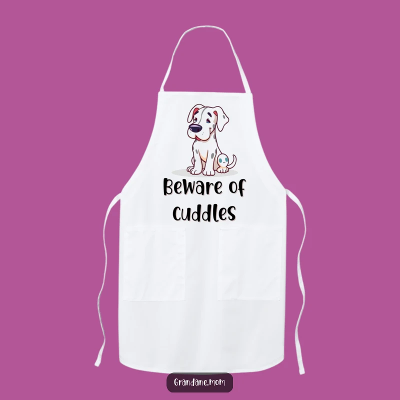 Funny Grand Dane Apron: Affectionate Lean Kitchen Style, Practical Funny Gift for Cooks