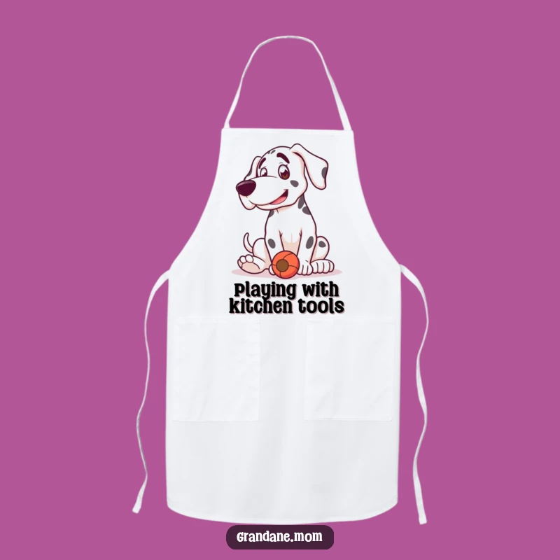 Funny Grand Dane Apron: Playful Chef's Toy Master, Perfect Funny Gift for Kitchen Fun