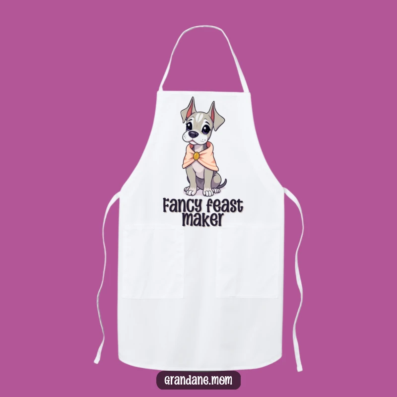 Funny Poised Dane Apron: Cook with Class, The Ultimate Funny Gift