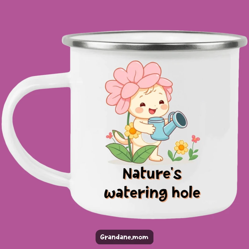 Funny Daniff Gardener Camping Mug: Sip and Grow with Canine Cheer