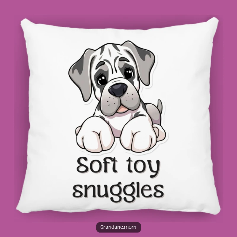 Cozy Funny Giant Paws Grand Dane Toy Pillow - Plush Gentle Giant Comfort Gift
