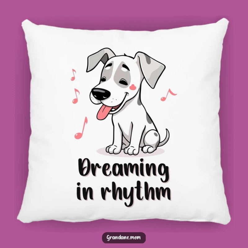 Funny Great Dane Musical Pillow: Cozy Up with a Serenade, A Soft Funny Gift
