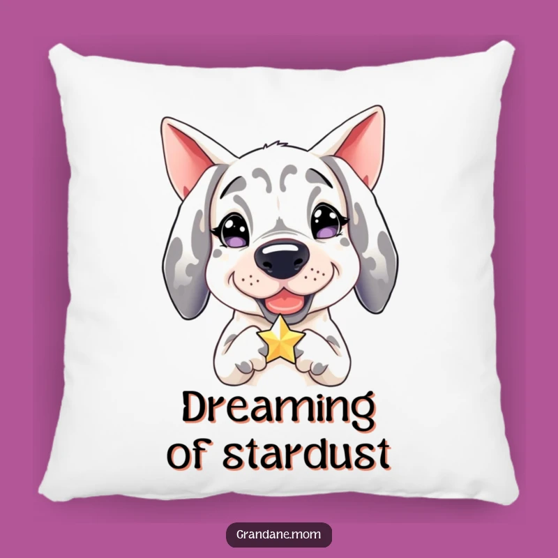 Funny Grand Dane Pillow: Cozy Star Hugger, Comfy Home Decor Gift