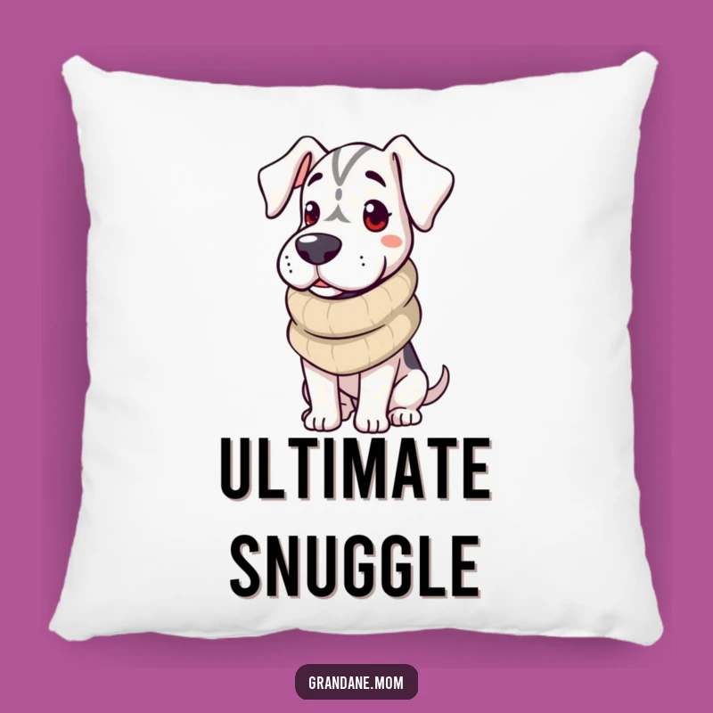 Funny Cozy Grand Dane Pillow: Warm Comfort Gifts for Dog Enthusiasts