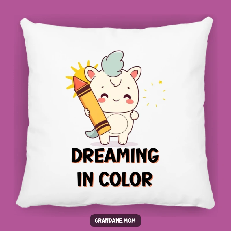 Funny Daniff Artist Pillow: Cozy Comfort with Sunny Canine Art