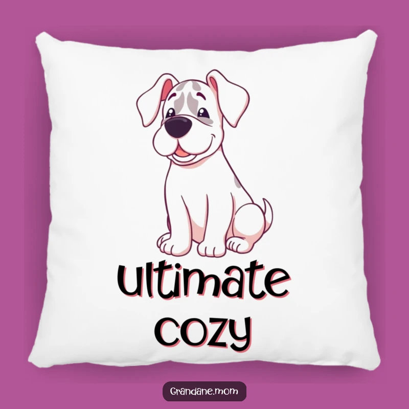 Ultimate Comfort Funny Sweet Grand Dane Pillow - Cozy Relaxation Gift