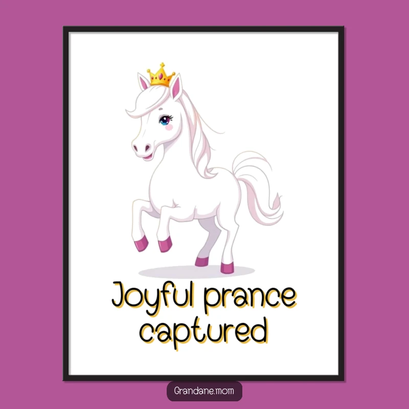 Funny Prancing Grand Dane Digital Art - Playful Royal Dog Decor Gift