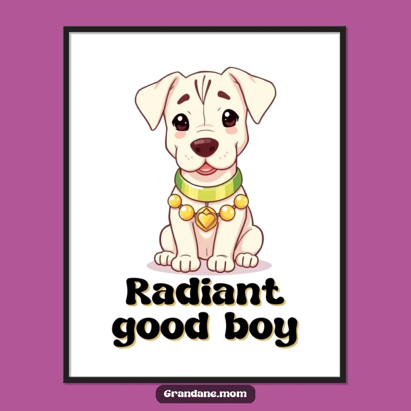 Grand Dane Gentle Soul Digital Art: Instant Warmth for Your Walls Gift