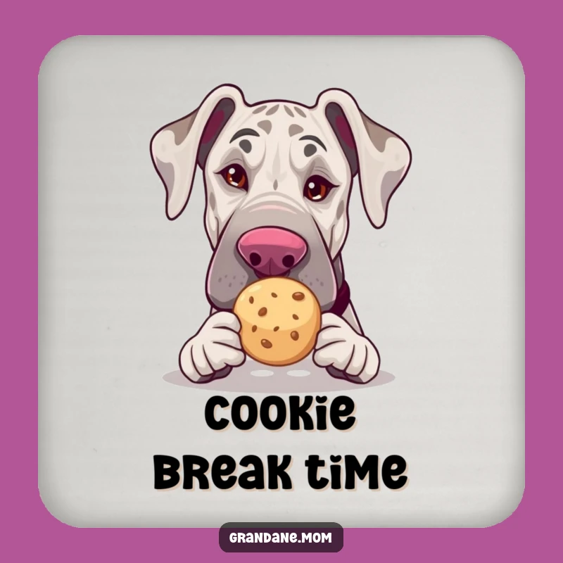 Funny Grand Dane Coaster Set - Wink Cookie Drink Protection Gift