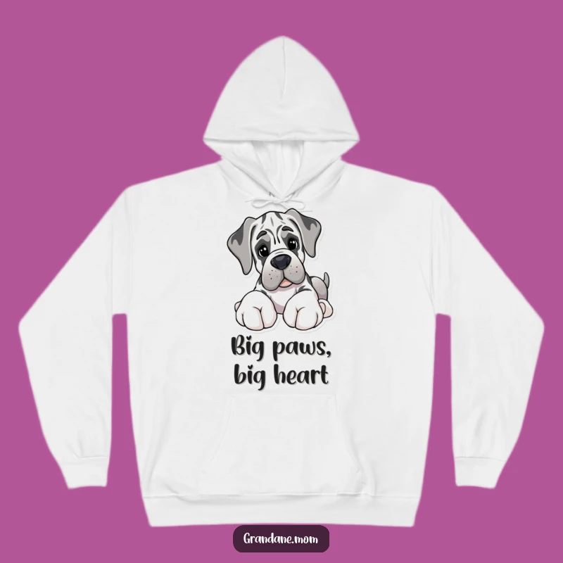 Cozy Funny Giant Paws Grand Dane Toy Hoodie - Warm Gentle Giant Gift