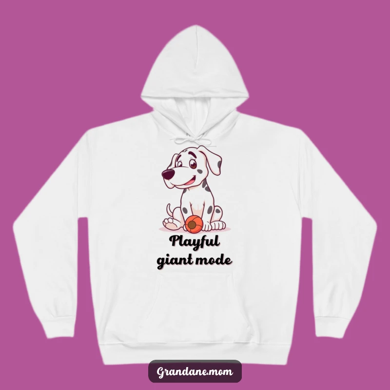 Funny Grand Dane Hoodie: Cozy Playtime Pal, Warm and Fun Funny Gift