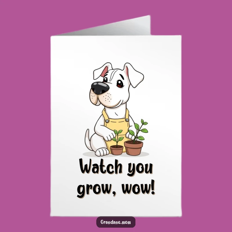 Free Printable Grand Dane Gardener Congrats Card: Joyful DIY Celebration Art!