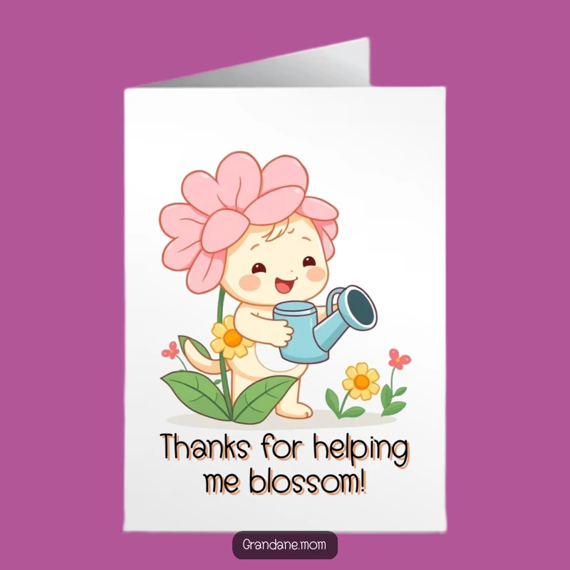 Free Printable Funny Daniff Thank You Card Printable: Cheerful Gardener Dog Gift