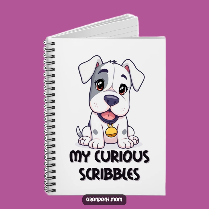 Funny Grand Dane Discovery Notebook: Tinkling Bell Journal Gift