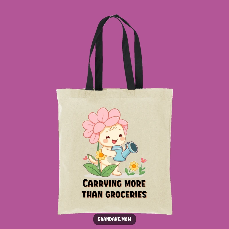 Funny Daniff Gardener Tote Bag: Carry Your Blooms with Canine Charm