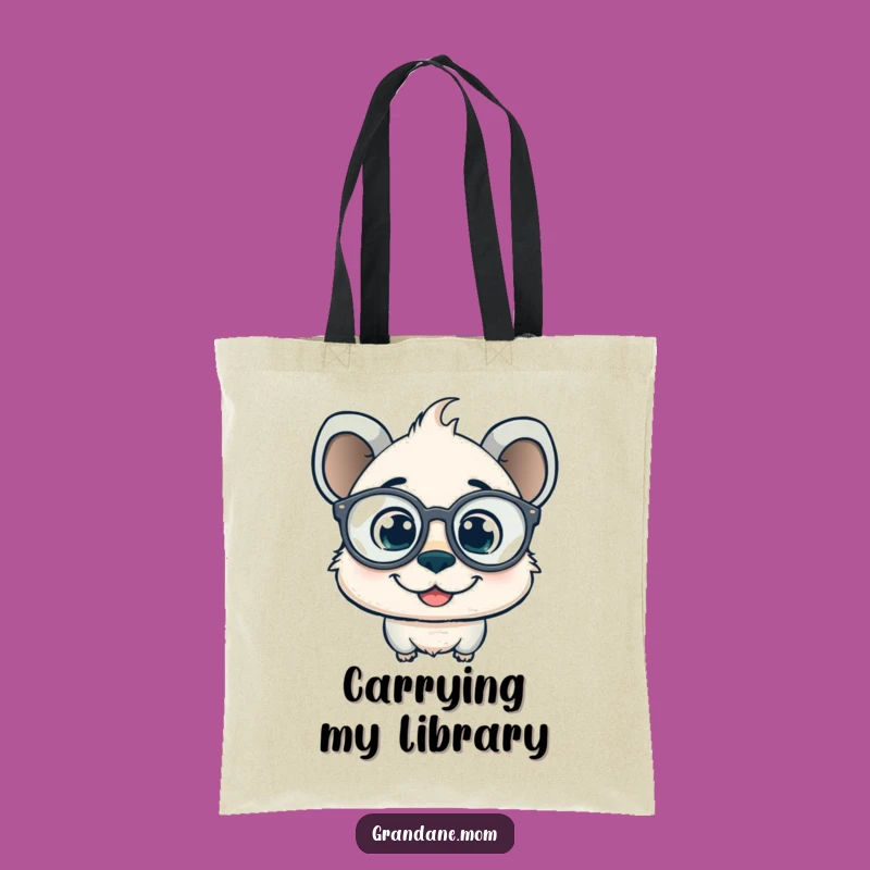 Funny Daniff Spectacles Tote Bag - Curious Companion Gift